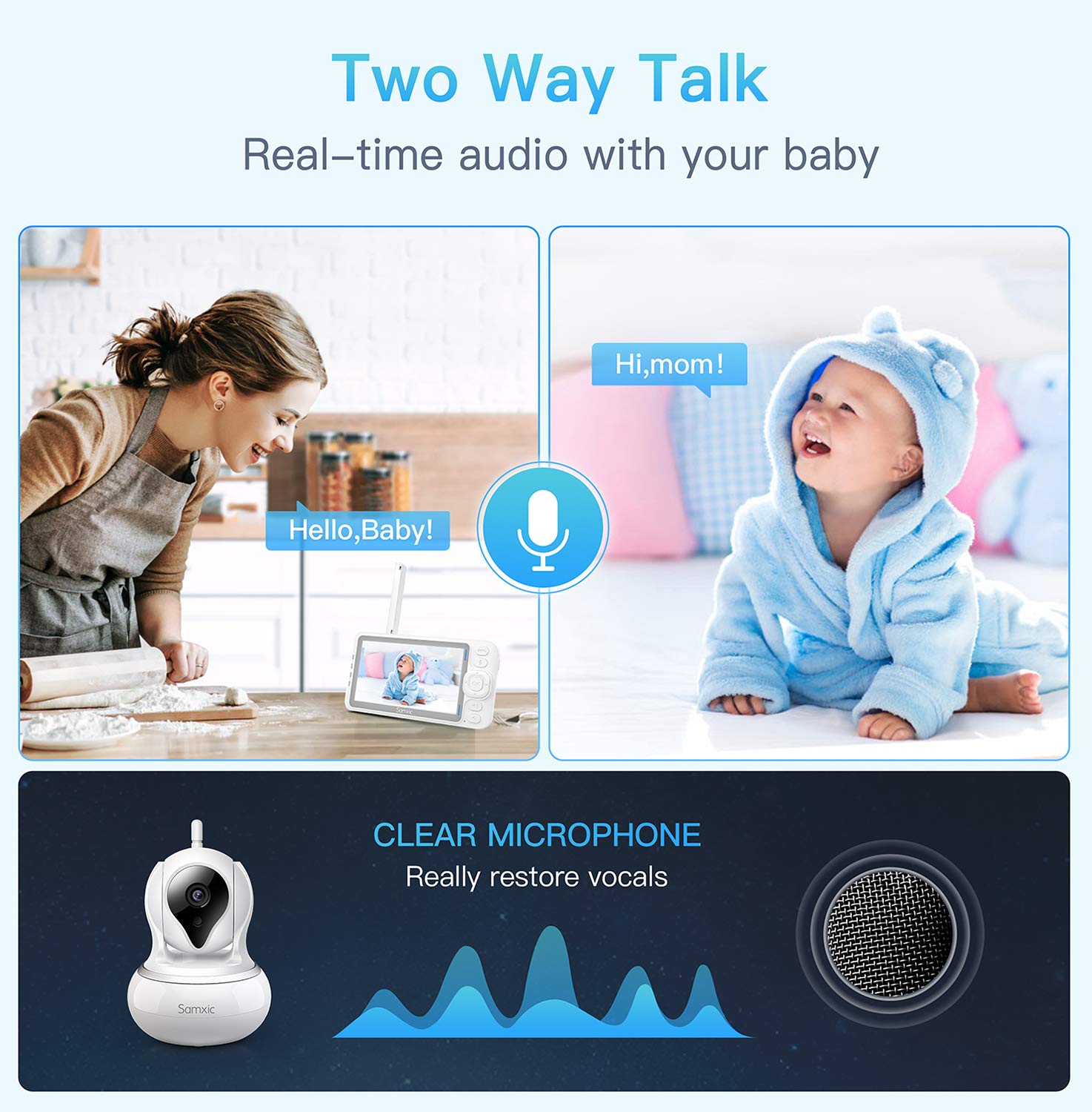 samxic video baby monitor