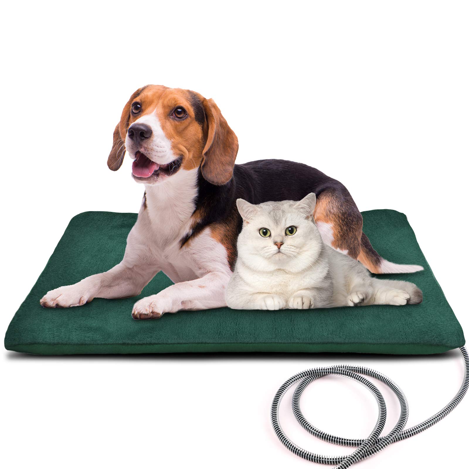 Photo 1 of PETNF Outdoor Pet Heating Pads for Dog,Soft Electric Blanket Auto Temperature Control,Heated Mat for Dog House,Whelping Supply for Pregnant New Born Stray Feral Cat Puppy,Safe
