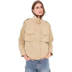 Madewell Women's Field Jacket in Washed Poplin