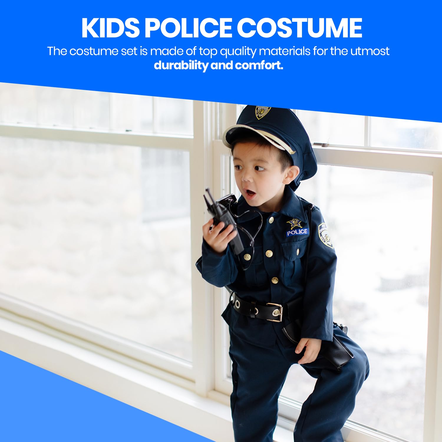 Mua Police Costume for Kids - Police Officer Costume for Boys - Cop ...