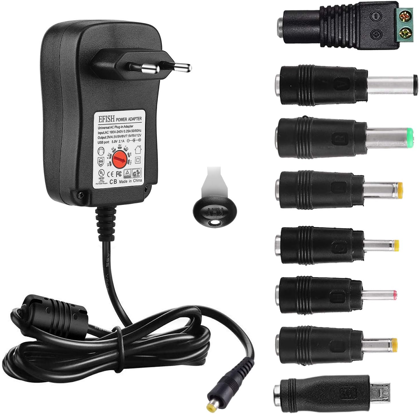 EFISH Adaptador Multifuncional Universal DC Power Supply,Adaptador de EFISH Adaptador Multifuncional Universal DC Power Supply,Adaptador de