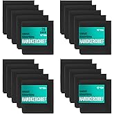 Hahafelt 20 Pcs Microfiber Sweat Absorbing Handkerchiefs 12 x 12 Inch Quick Dry Sweat Towels for Men & Women Face Hands Body Wicking Reusable Hankies for Gym Sport Work