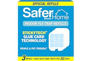 Safer Home SH503 Trap Refill Pack of Glue Cards for SH502 Indoor Fly Trap, 3 Count (Pack of 1)