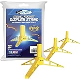 Estes 2291 Pack of 3 Model Rocket Display Stands, Flying-Rocket-Model Standard Holders, Rocket Model Kit Accessories for Ages 10+