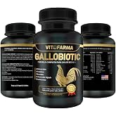 VITOFARMA Gallobiotic Natural Multivitamin for Rooster, Hens - 100 Tablets | Vitamina Completas para Gallos