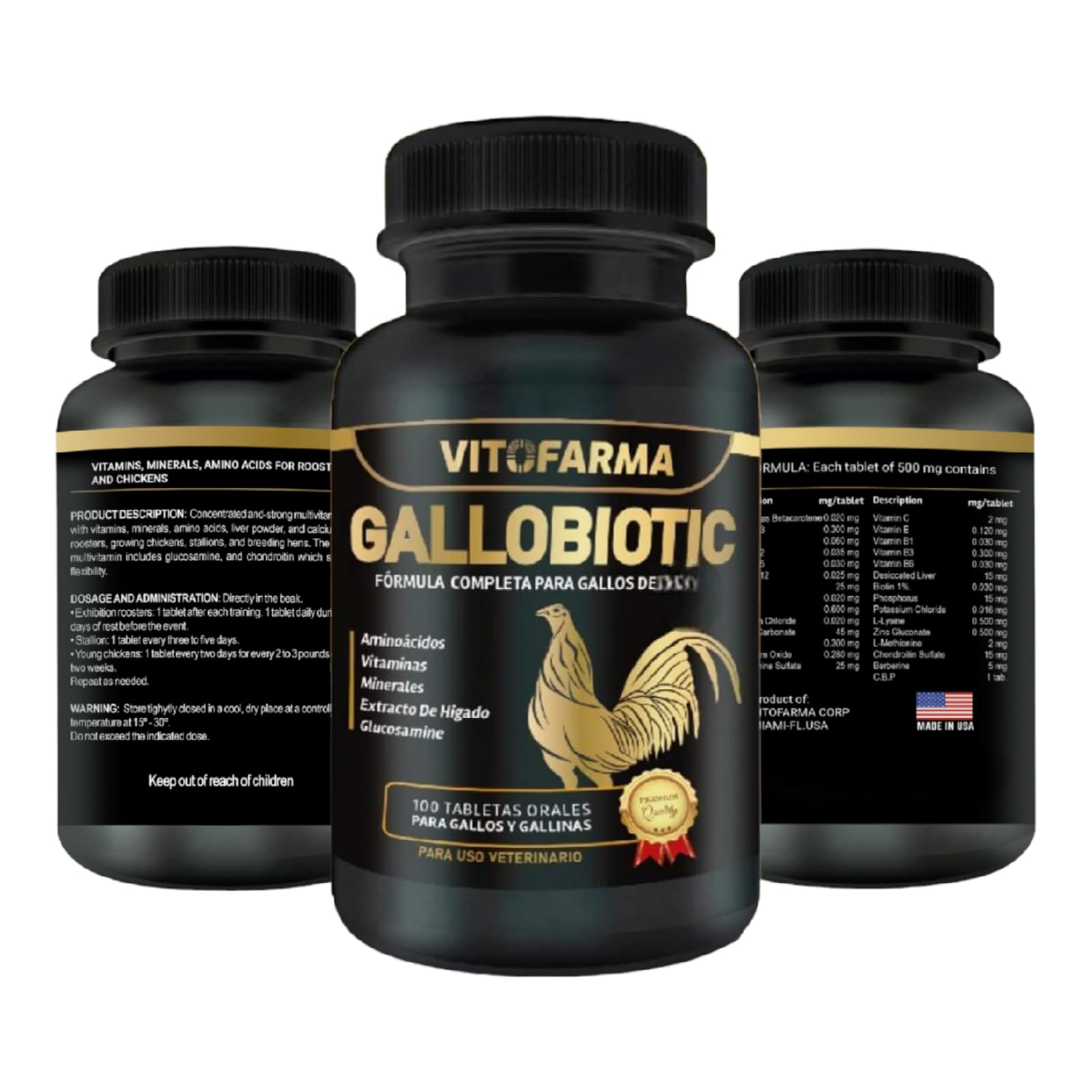 VITOFARMA Gallobiotic Natural Multivitamin for