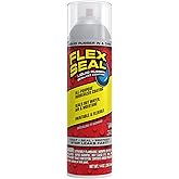 Flex Seal Spray Rubber Sealant Coating, Waterproof, Clear, 14 oz, 1-Pack | Stops leaks fast, seals out water, air, moisture, prevents rust, paintable, flexible, gutters, roof repair, RV, wood, metal