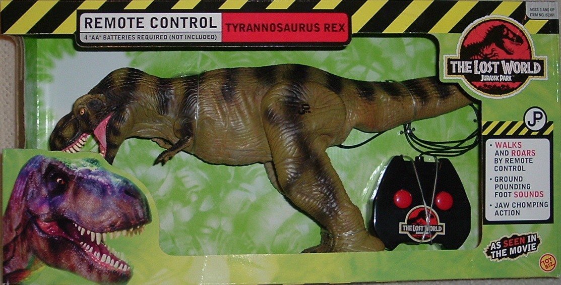 The Lost World Jurassic Park Remote Control Tyrannosaurus
