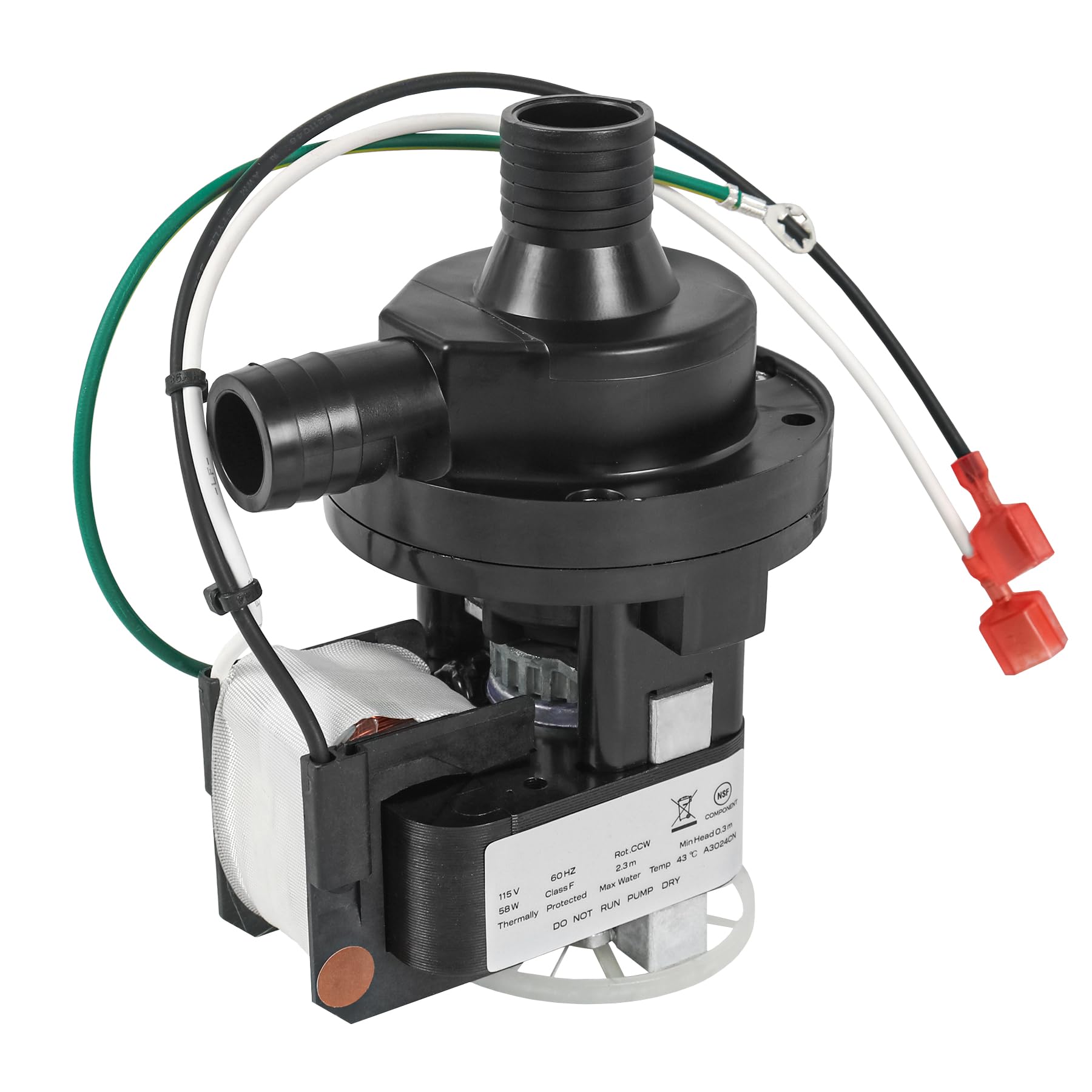 Photo 1 of 040006556 Ice Water Pump kit 115V 60HZ 1PH Replace For 040003291, 040004347, MAN040006556, MAN040003291, MAN040004347 Compatible Ice Machine Models: UD0140A, UD0140AE, UD0140W.etc