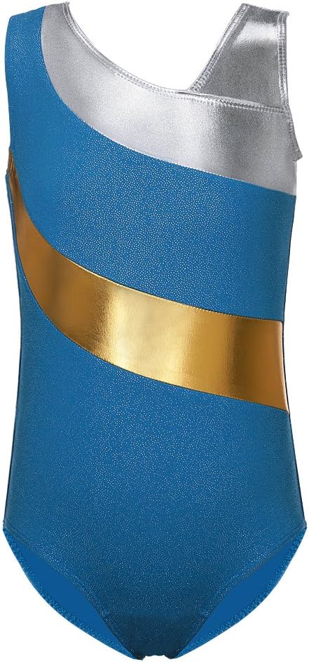 DAXIANG Gymnastics Leotard for Little Girl Rainbow Stripes Ballet Tutu 2-15 Years