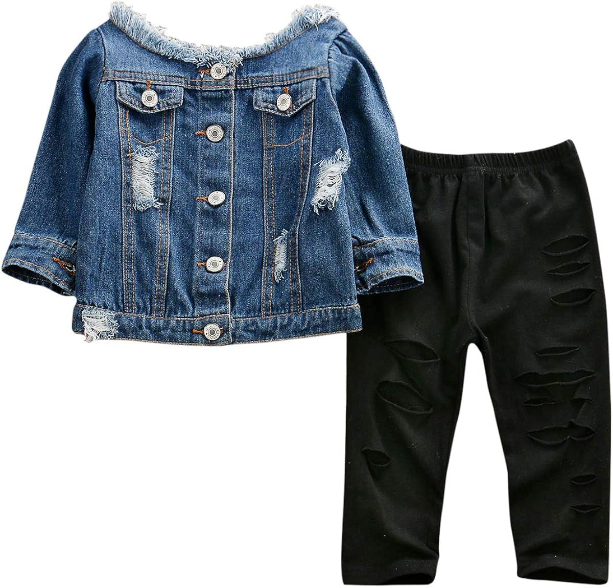 baby girl jean leggings