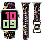 Sport Watch Bands Compatible with Apple Watch Band 38mm 40mm 41mm for Women Men, Adjustable Soft Silicone Replacement Smartwatch Wristband for iWatch Series 7 6 5 4 3 2 1 SE 2