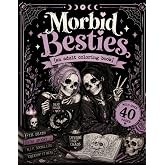 Morbid Besties: Adult coloring and Illustrating