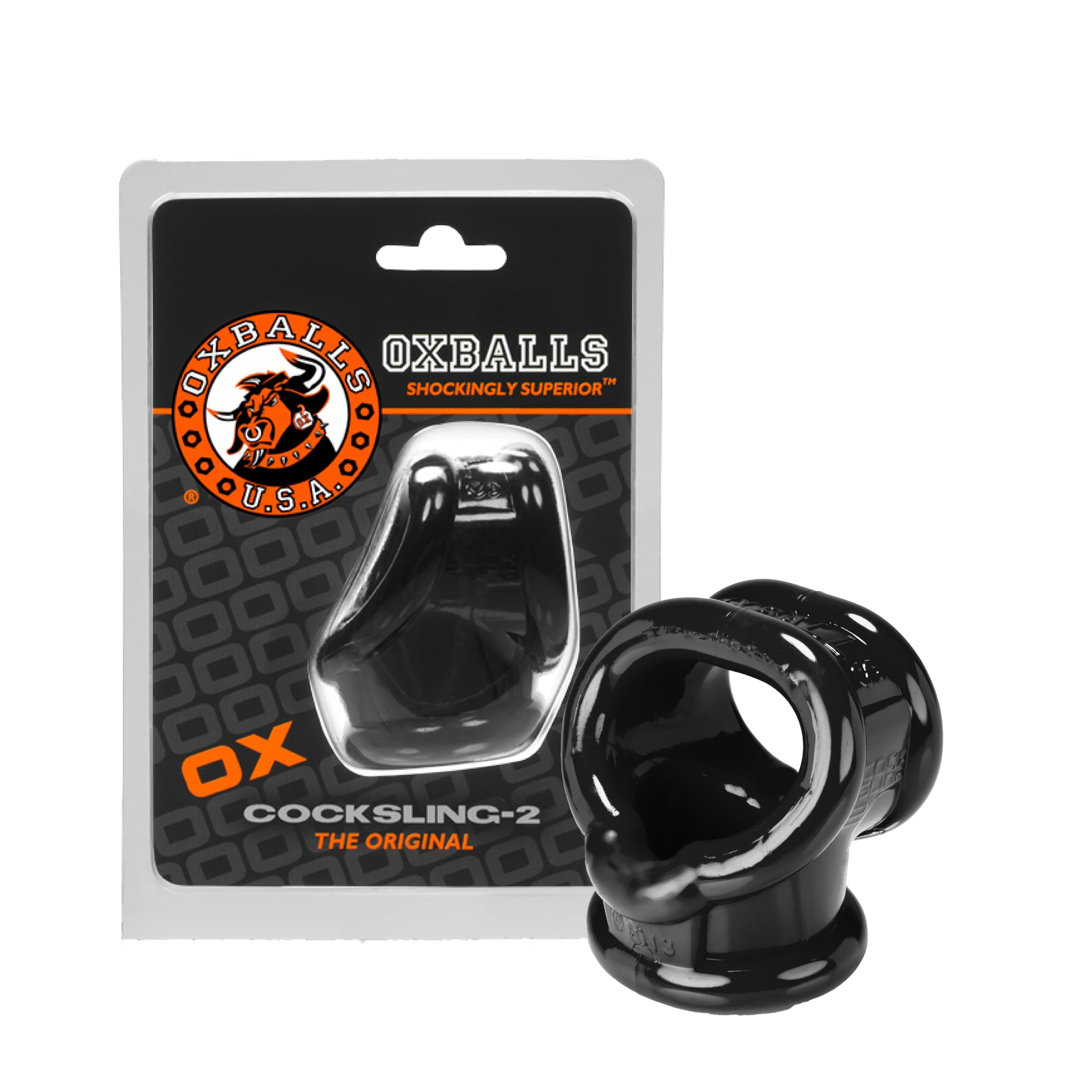 OXBALLS Cocksling-2 Cockring, Black