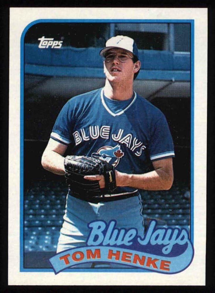 1989 Topps 75 Tom Henke Toronto Blue Jays (Baseball Card