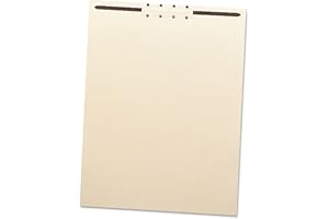 Smead File Back, Letter, 2-Inch K Style #1 Fastener, Manila, 100 Per Box (35511)