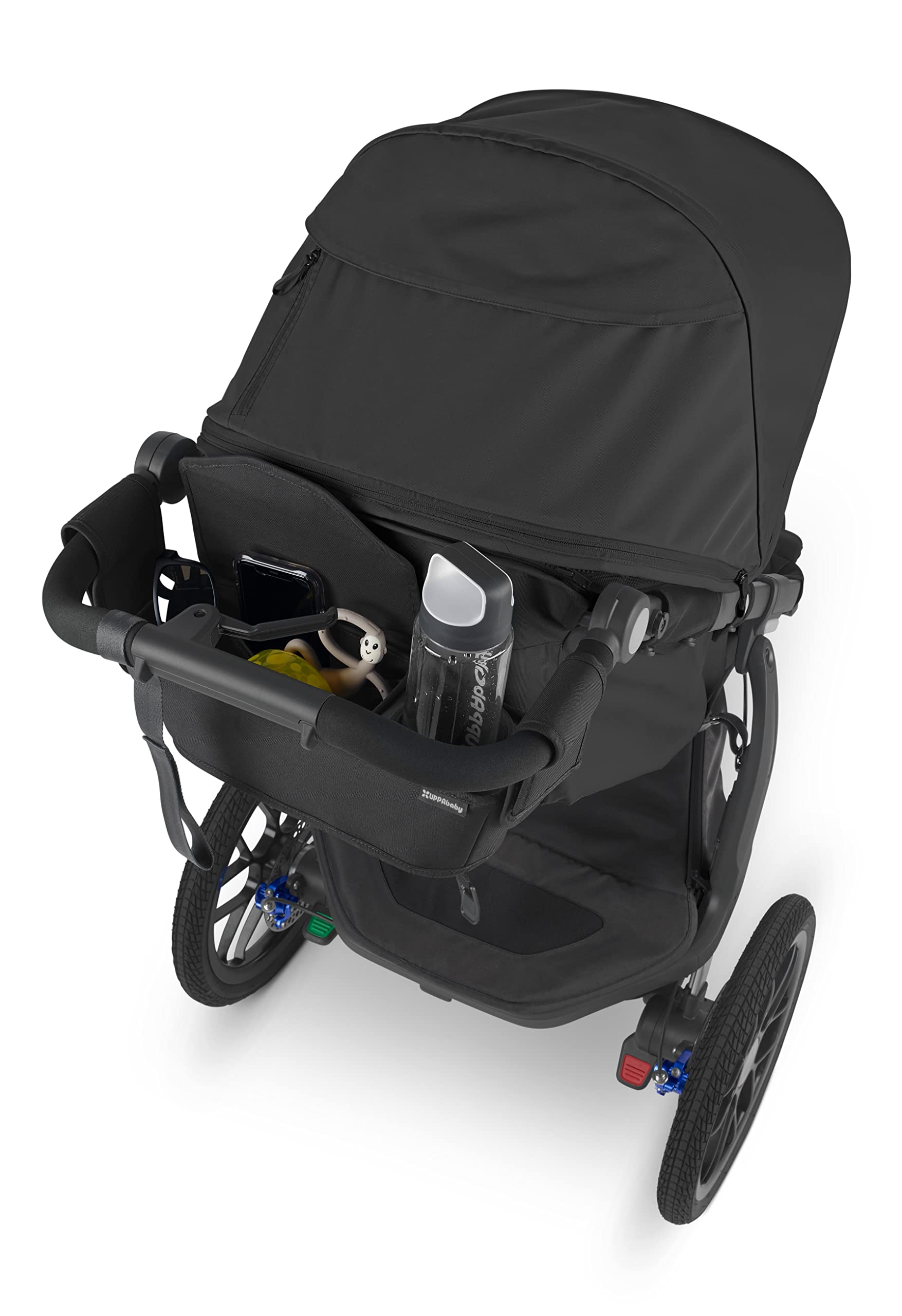 UPPAbaby Ridge Jogging Stroller Durable Performance Jogger with Smooth Ride + Never & Parent Console for Ridge