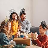 RUIYELE 18Pcs New Year Headbands Set - Glitter Tiara Hair Accessories view 6