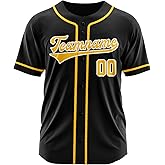 Custom Baseball Jersey Personalized Team Shirt Printed Stitched Name Number for Fans Men Women Youth