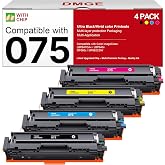 075 Toner Cartridge Set Compaitble with Canon 075 075h ImageCLASS MF663Cdw | Compatible Replacement for Canon 075 Toner Cartridge Set to use with MF662Cdw MF663Cdw MF665Cdw LBP646Cdw LBP647Cdw 4 Pack