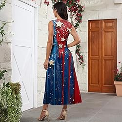CHRATLHI Fourth of July Dresses for Women American