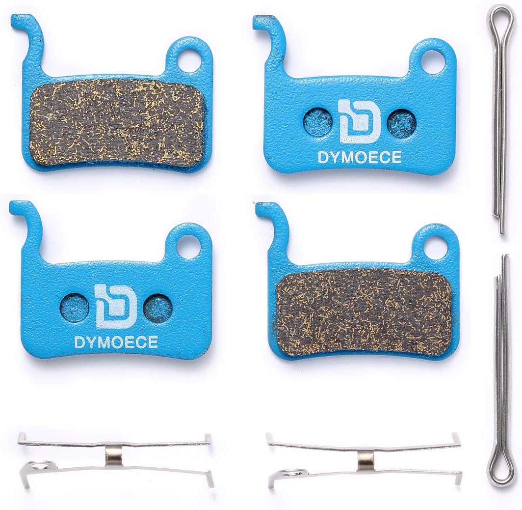 2 Sets Multi-Metallic Bicycle Disc Brake Pads for Shimano Deore XT XTR
