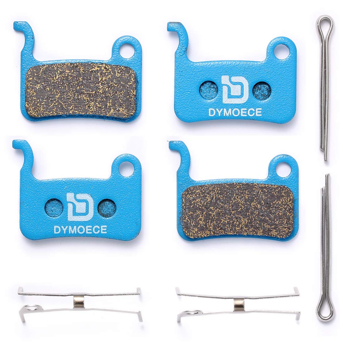 2 Sets Multi-Metallic Bicycle Disc Brake Pads for Shimano Deore XT XTR LX SLX Hone Alfine Saint Disc Brake