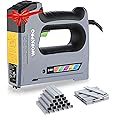 WORKPRO 5 in 1 Staple Gun,110V Corded Brad Nailer with 2000 Staples and Nails, Electric Staple Gun for DIY Project of Woodworking
