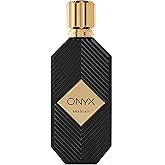 Khadlaj Onyx Gold &ndash; Aromatic, Sweet, Powdery, Musky &ndash; Eau de Parfum Spray Long-Lasting Fragrance for Unisex, 3.4 Ounce / 100ml