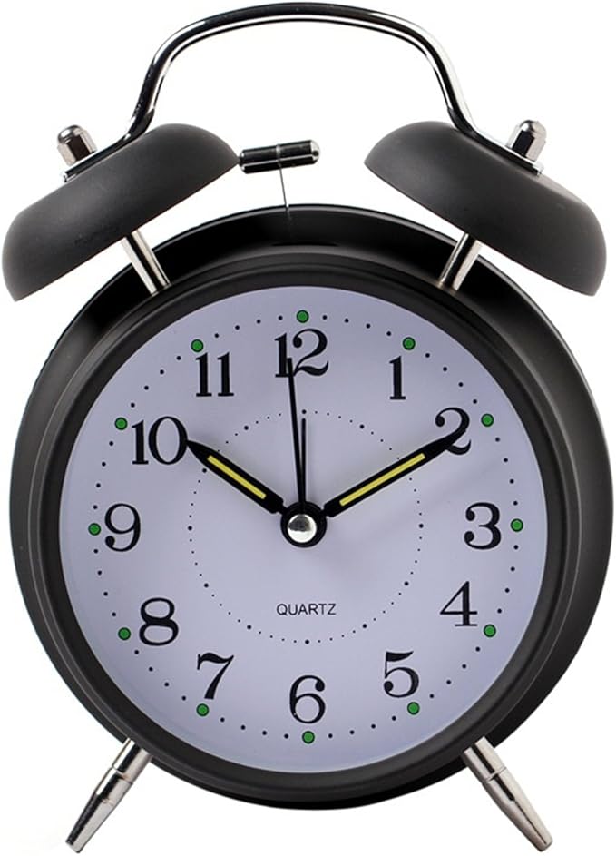 Twin Bell Alarm Clock Analog Alarm Clock Vintage Retro Alarm Clock Old