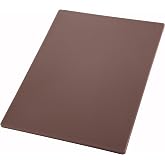 Winco 12" x 18" Brown Cutting Board | Dishwasher safe, Stain resistant, Foodservice, Great for Charcuterie, Cheese, Appetizer