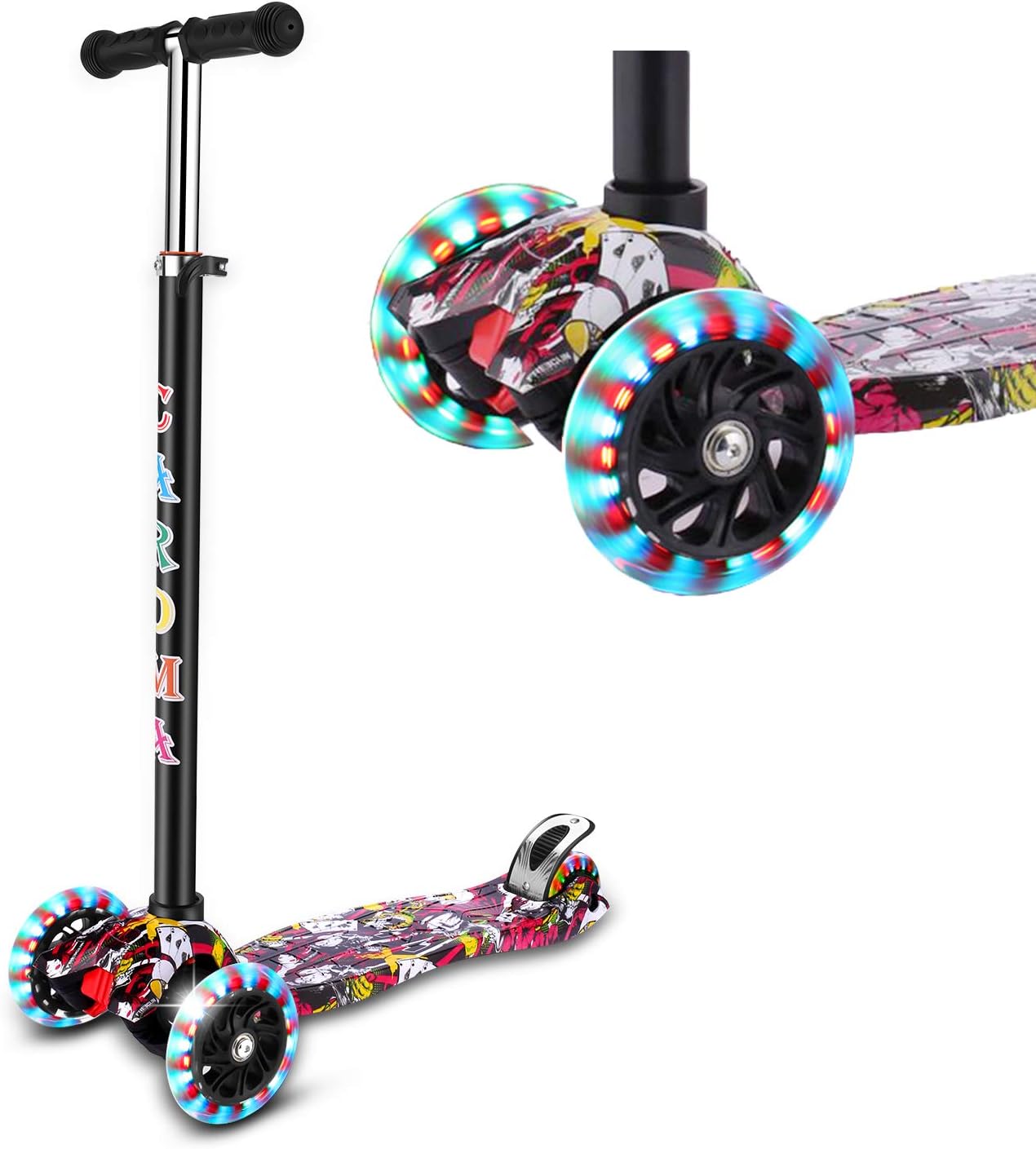 3 wheel ride on scooter