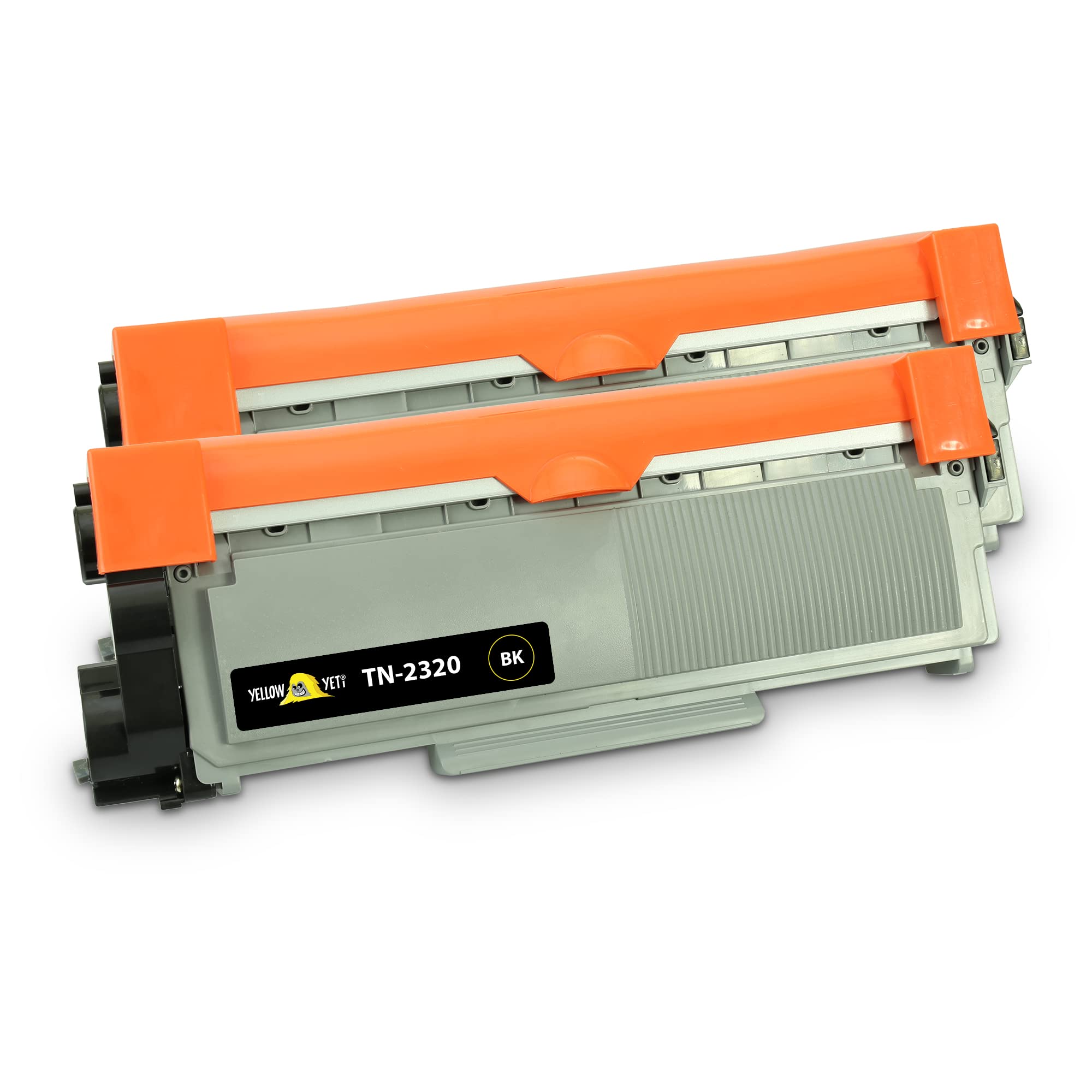 YELLOW YETI TN 2320 Toner Cartridge Compatible with Brother DCP-L2500D DCP-L2520DW DCP-L2540DN HL-L2300D HL-L2320D HL-L2340DW HL-L2360DN HL-L2365DW MFC-L2700DW MFC-L2720DW MFC-L2740DW Black, 2 Pack