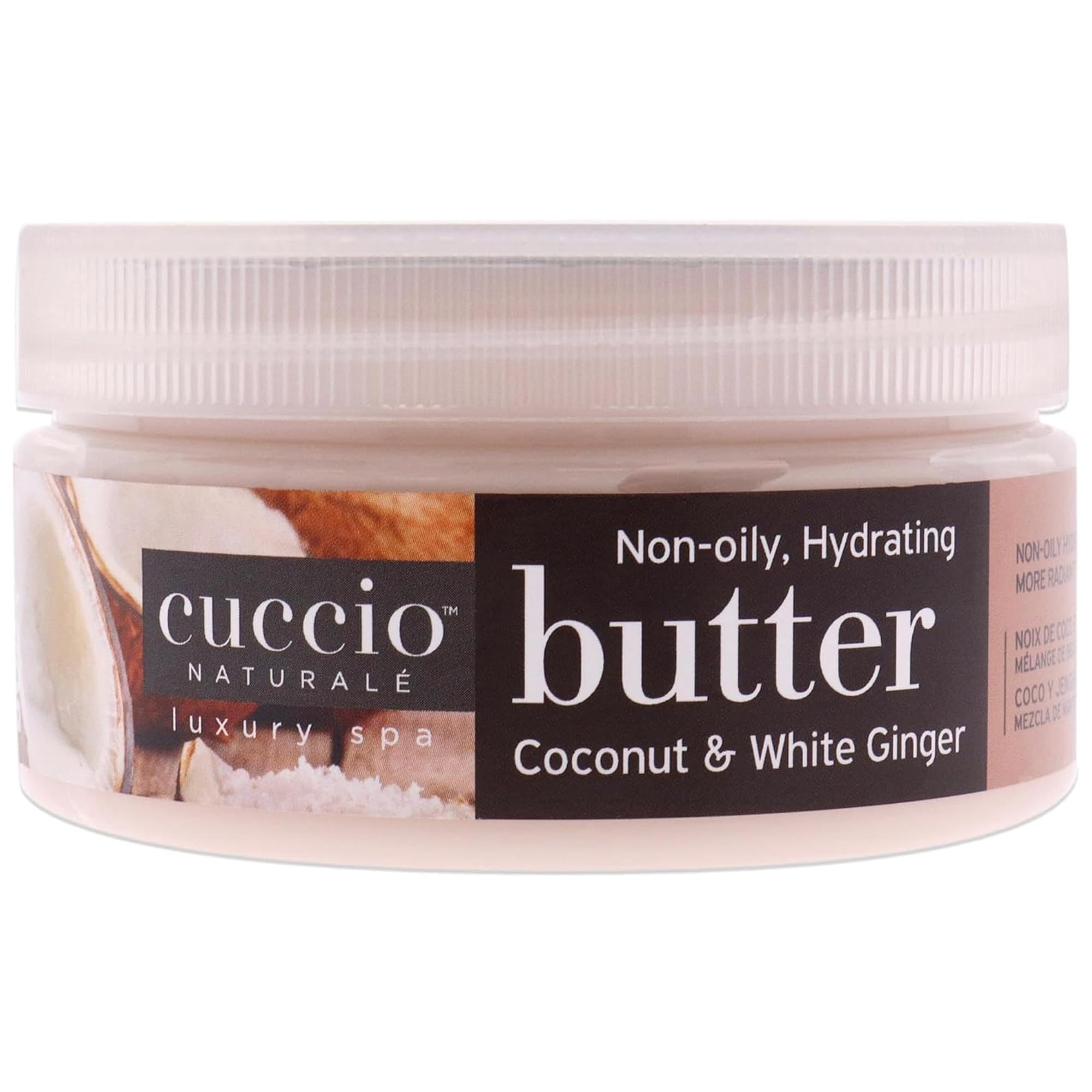 Cuccio Naturale Butter, Coconut and White Ginger, 226 g