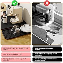 Silicone Coffee Mat - Removable Bar Mat with