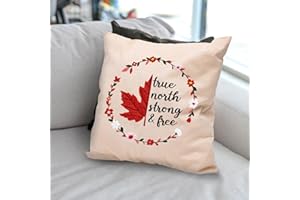 Louise Maelys Embroidery Kit Pillowcase for Beginners,Cross Stitch Kits for Adults,DIY Pillow Cover Kit with True North Stron