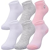 GAP Girls' Quarter Crew Soft & Stretchy Socks (Multi-Pack)
