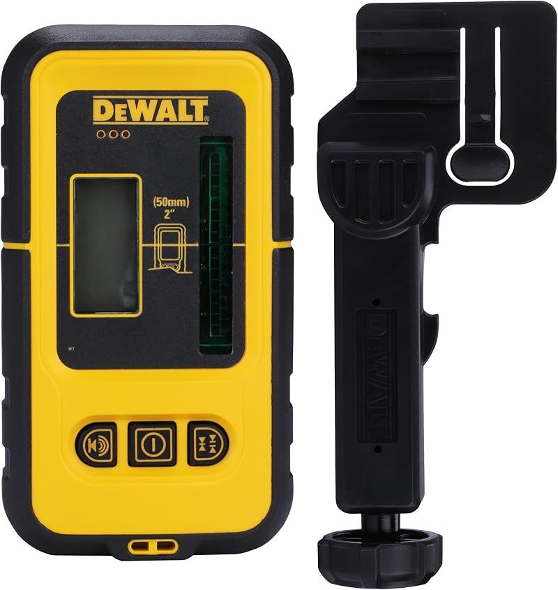 DEWALT DE0892G Green Line Laser Detector 50M Working Range Heavy Duty Clamp