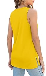 Basic Tank Tops for Women Casual Summer Crewneck