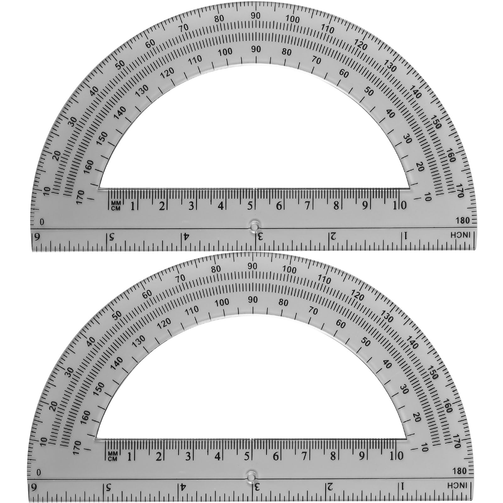 EBOOT Plastic Protractor Math Protractors 180