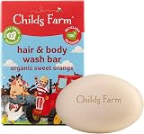 Childs Farm Kids Hair & Body Wash Bar 60g Organic Sweet Orange