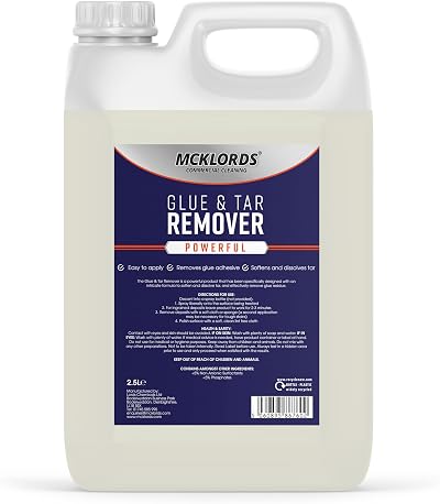McK LORDS Commercial Glue Adhesive Tar Remover Max Strength 2.5 Litre