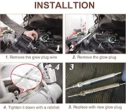 12639701 Diesel Glow Plugs 9G for Duramax LLY LML