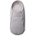 Bugaboo Newborn Inlay - Footmuff Suitable from Birth up to 6 Months - Light Grey Melange