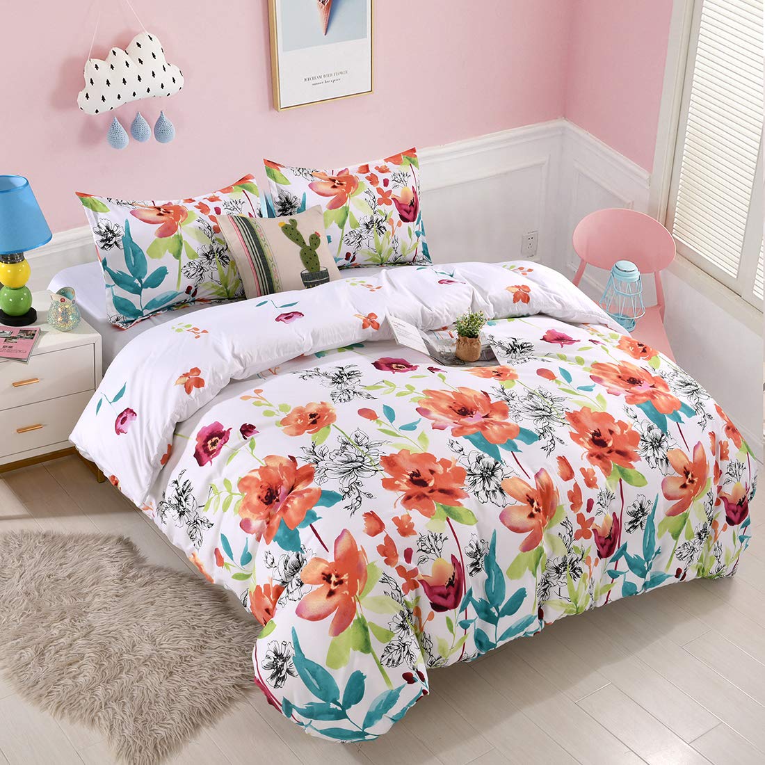 Best Queen Size Bedding Flowers
