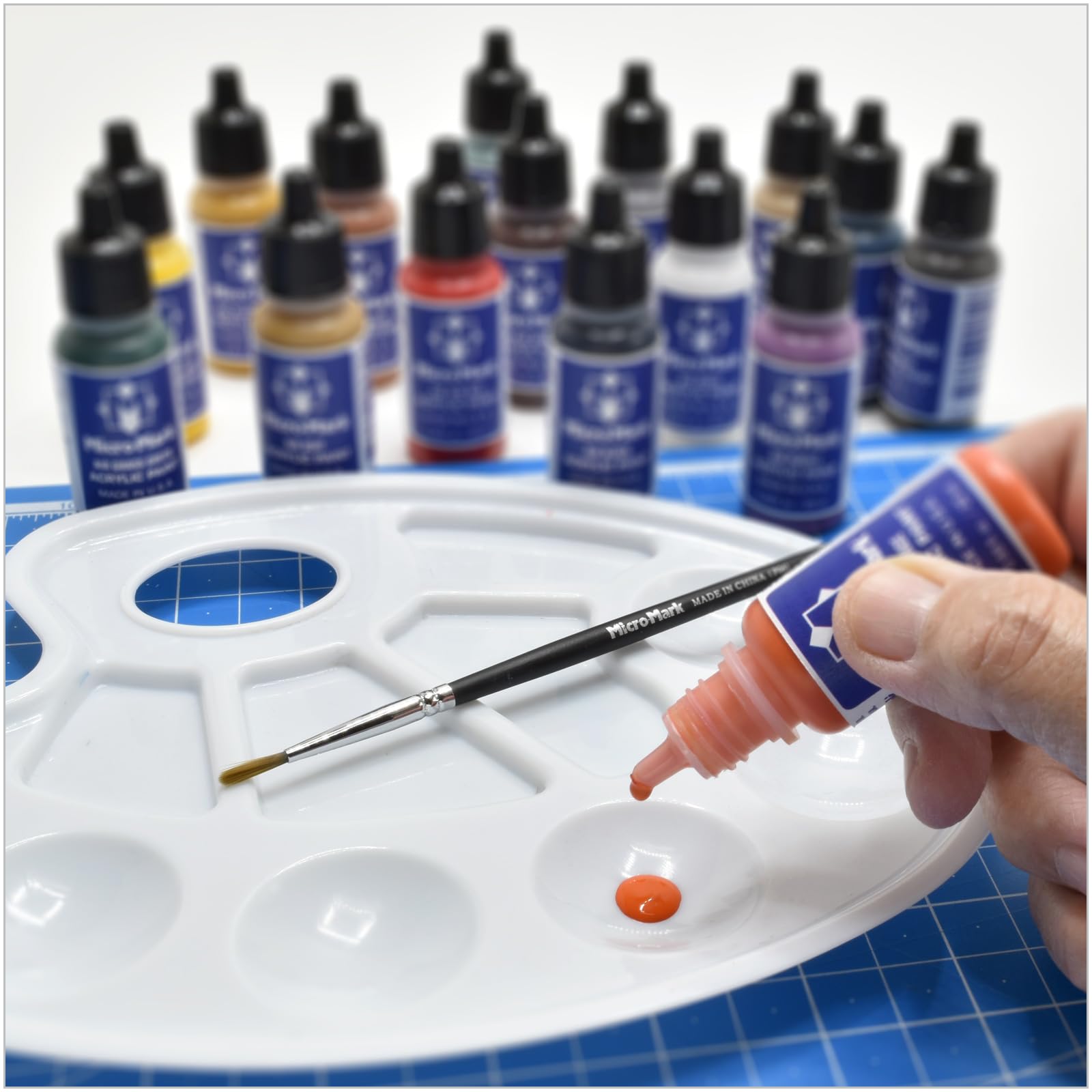 Mini Model Paints Mua Basic Color Model Paint Set - Versatile Paint Set for Models ...