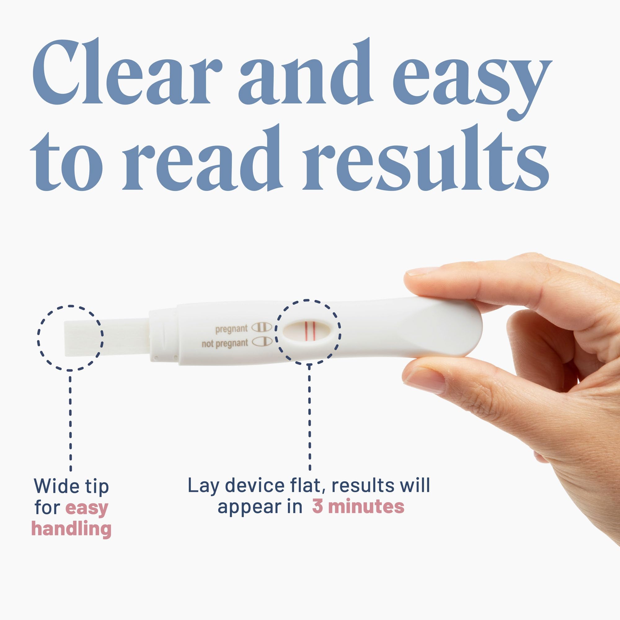 Apphia Early Detection Pregnancy Test | Midstream Pregnancy Test | hCG Test Strips | Get Results 6 Days Sooner – Made in The USA (1 Count (Pack of 5))