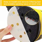 STE BRUAM 50Pcs 150mm 400 Grit Sanding Discs 15-Hole Hook & Loop 6Inch view 4