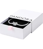 Amazon.com: PANDORA Moments Sparkling Heart Clasp Snake Chain