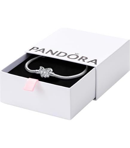 Amazon.com: PANDORA Moments Studded Chain Bracelet - Compatible